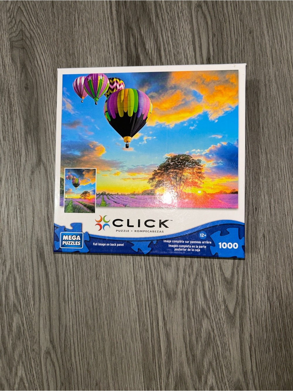 CLICK 1000-Piece Hot Air Balloon Puzzle — Vibrant Multicolor